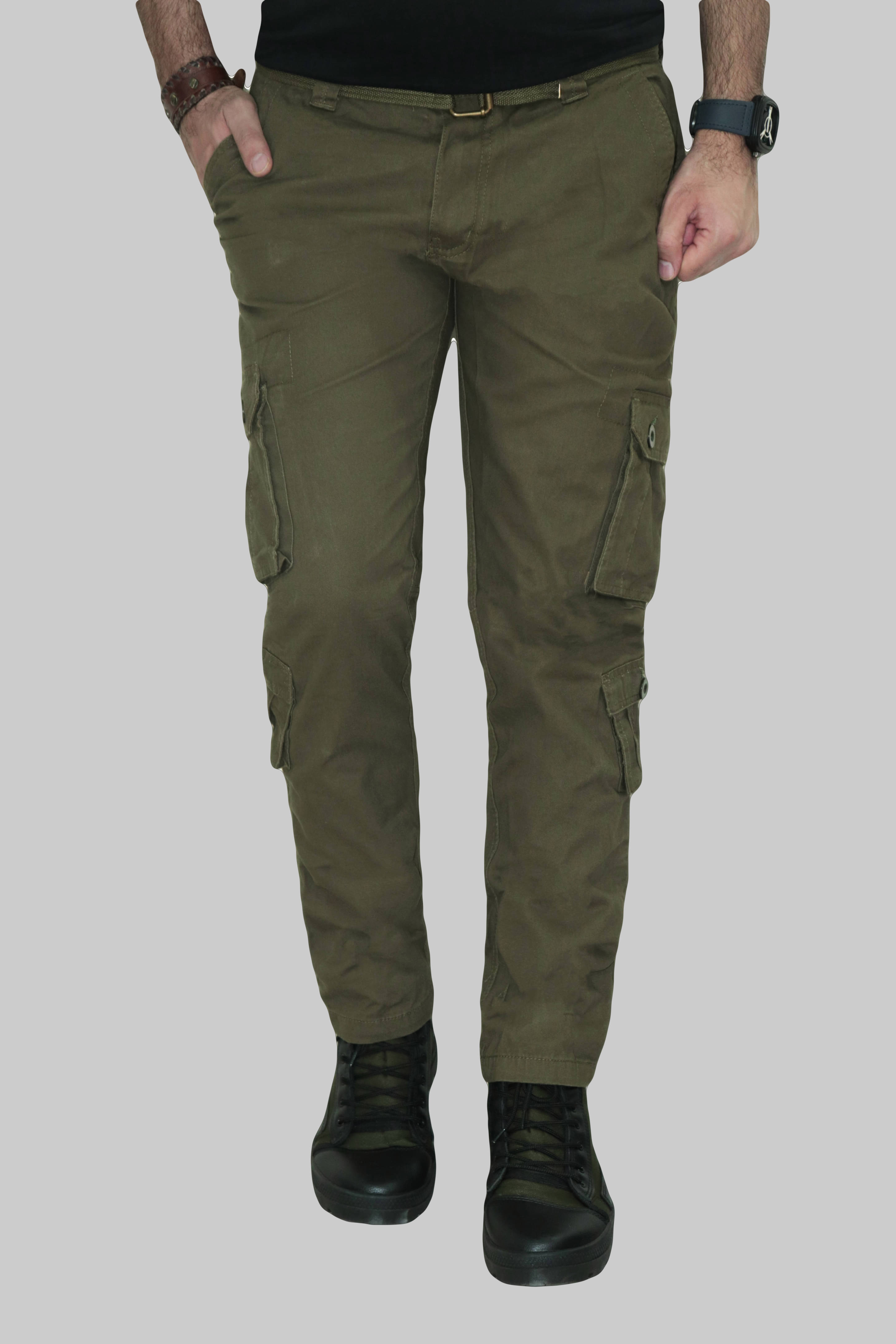     			HYMEN LEGIONS Regular Flat Men's Cargos - Light Green ( Pack of 1 )