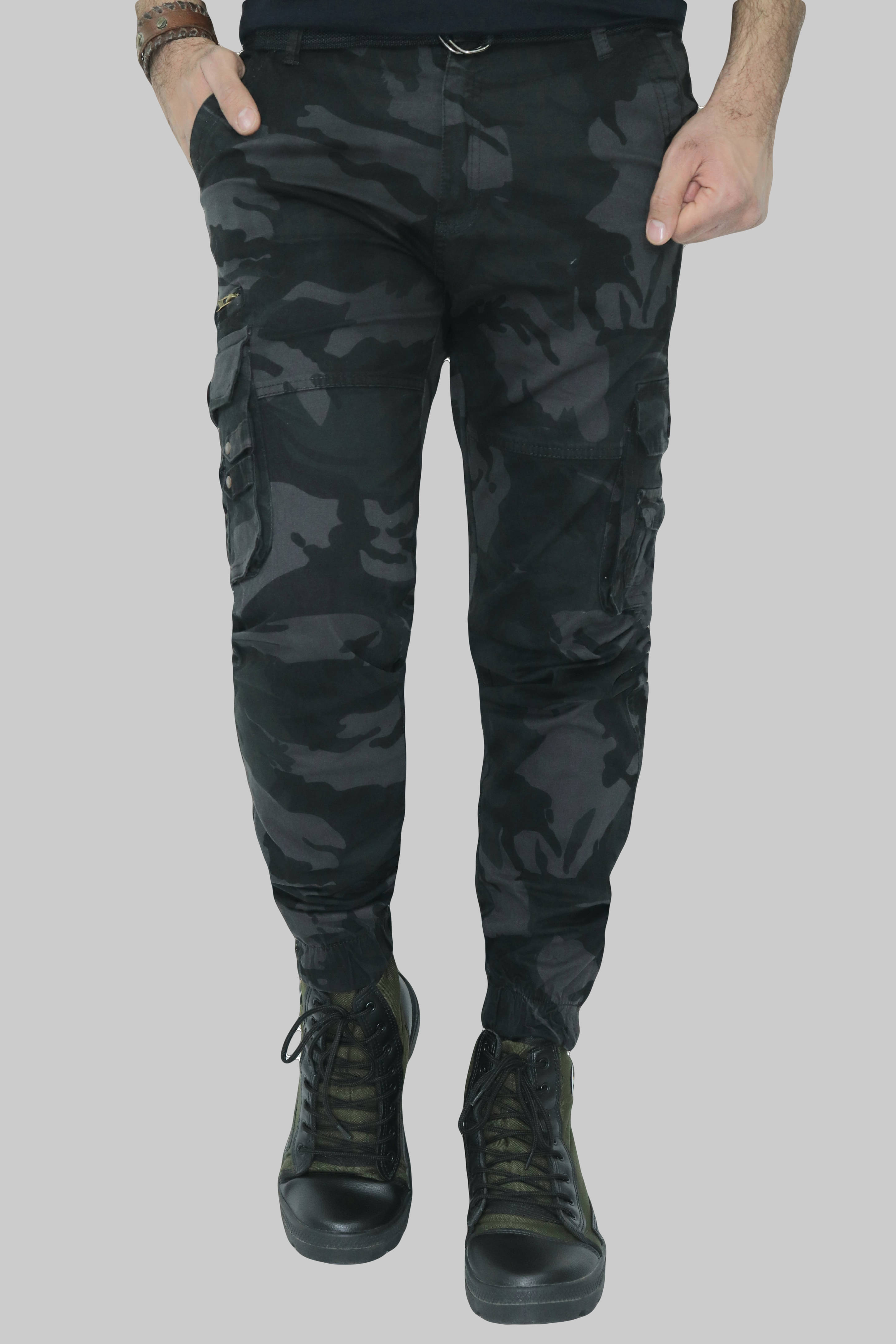     			HYMEN LEGIONS Regular Flat Men's Cargos - Blue ( Pack of 1 )