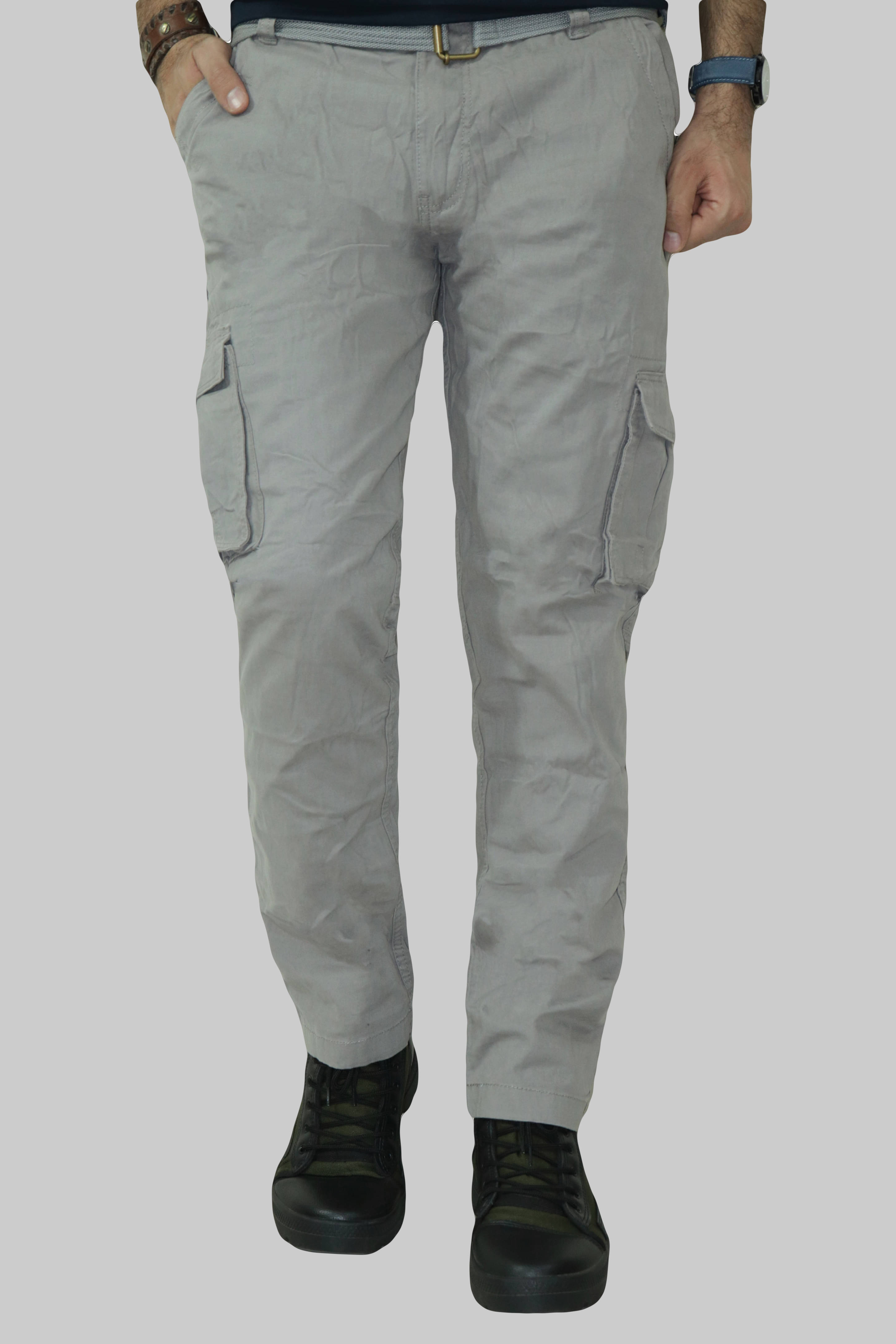     			HYMEN LEGIONS Regular Flat Men's Cargos - Off White ( Pack of 1 )
