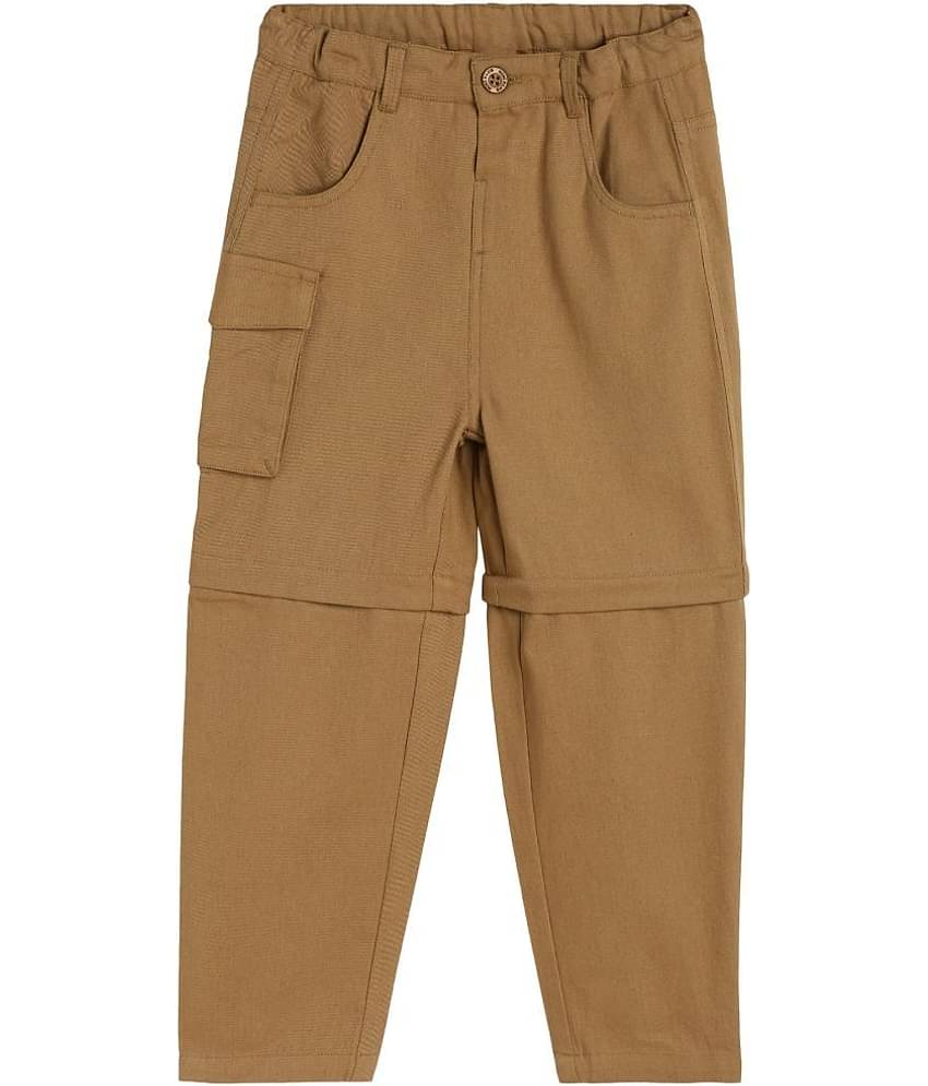MINI KLUB Pack of 1 Boys Cotton Pants ( Beige )