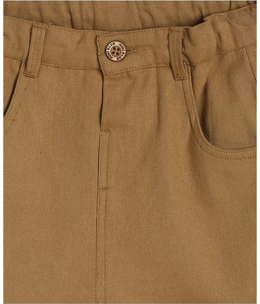 MINI KLUB Pack of 1 Boys Cotton Pants ( Beige )