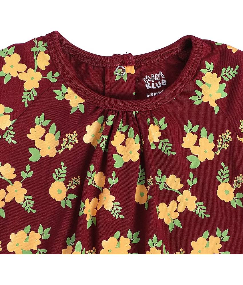 MINI KLUB Pack of 2 Baby Girls Cotton Dress ( Multi )