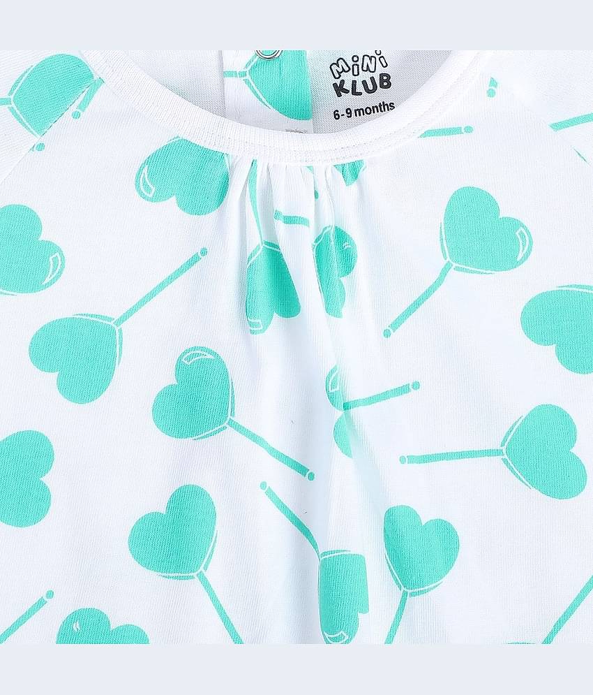 MINI KLUB Pack of 2 Baby Girls Cotton Dress ( Multi )