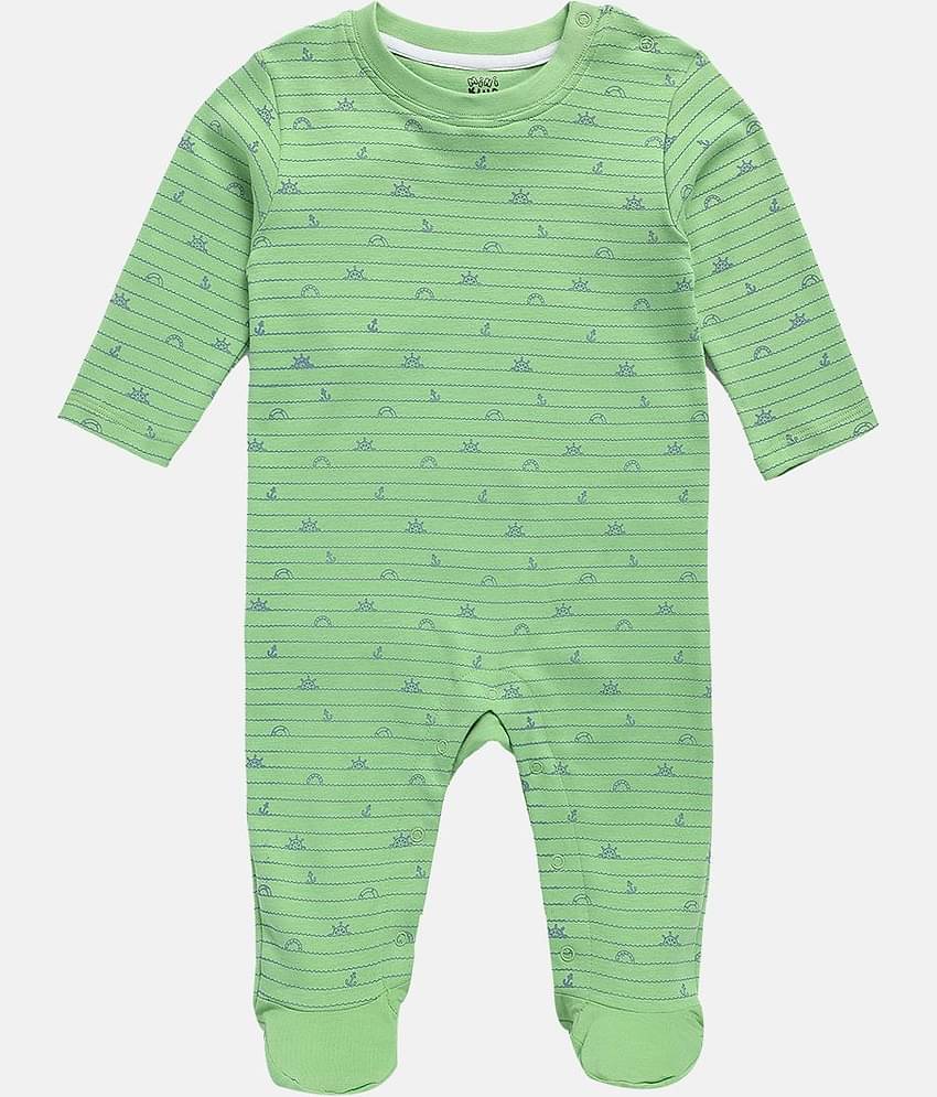 MINI KLUB Pack of 2 Baby Boys Cotton Bodysuit ( Multicolor )