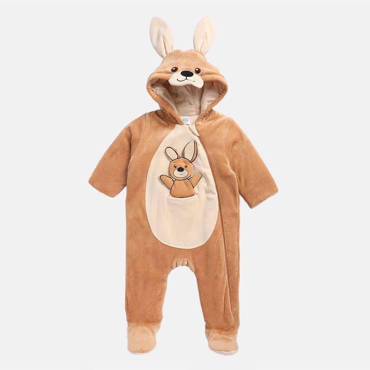 MINI KLUB Pack of 1 Baby Girls Cotton Bodysuit ( Orange ) MINI KLUB Pack of 1 Baby Girls Cotton Bodysuit ( Orange )