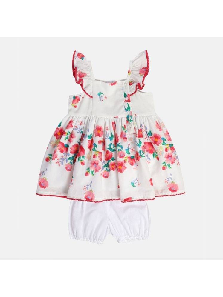     			MINI KLUB Pack of 2 Baby Girls Cotton Dress ( White )