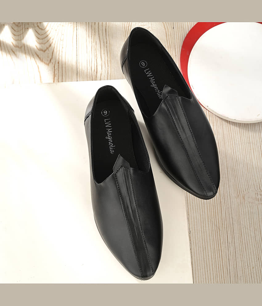 Magnolia Black Men's Slip on - Formal Shoes | Buy online on ZillyBuy