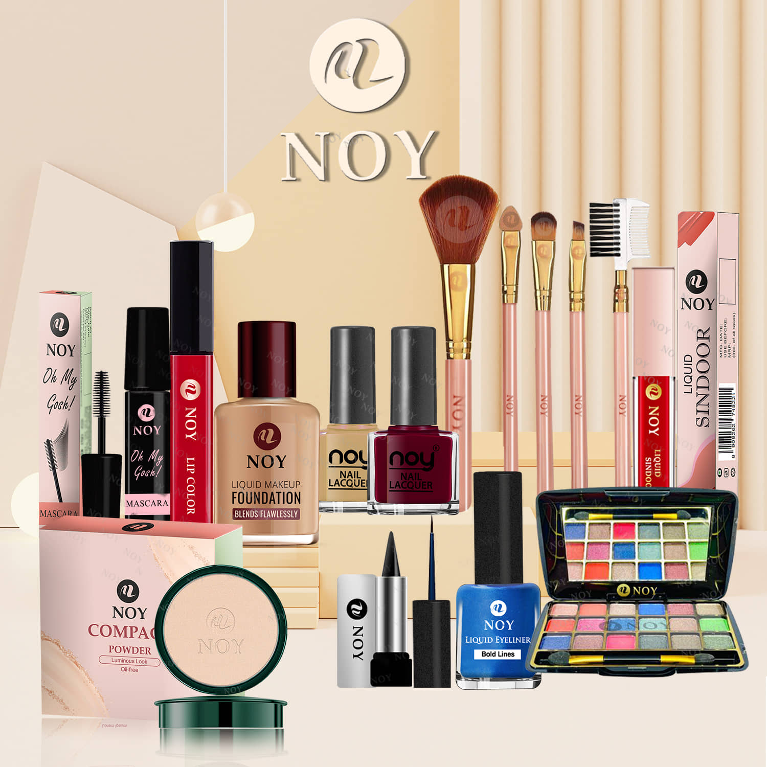 NOY Flawless Fusion Ultimate Makeup Kit Set Perfectly Blended Looks NY#188 (Pack of 15)
