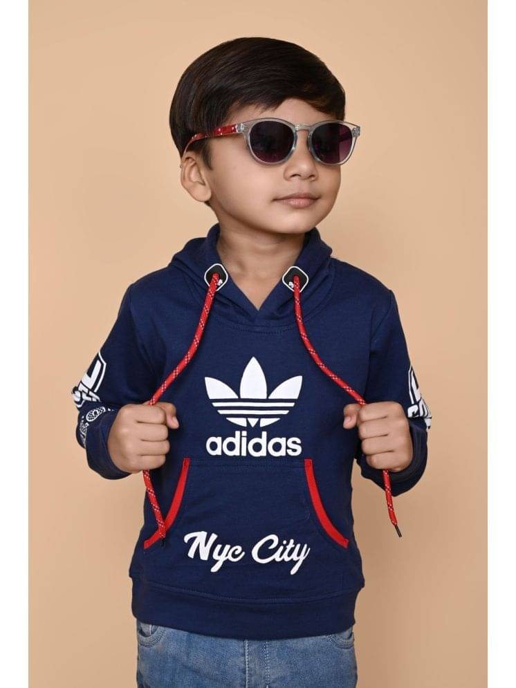     			New Collection Pack of 1 Boys Fleece Sweatshirt ( Navy Blue )