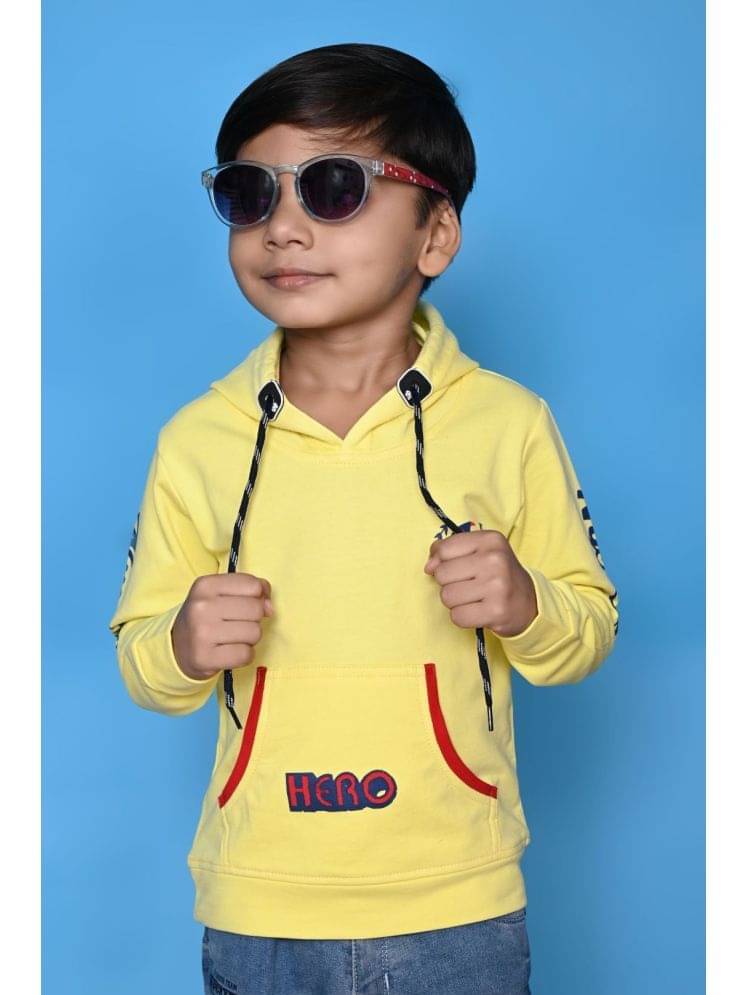     			New Collection Pack of 1 Boys Fleece Sweatshirt ( Yellow )
