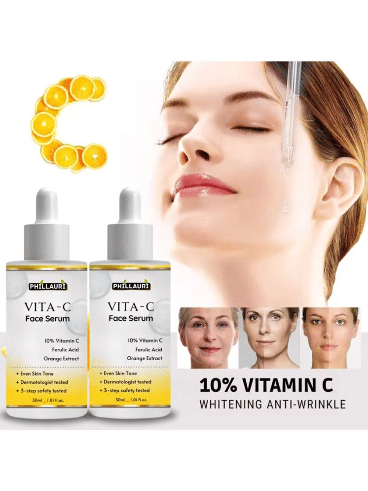 Phillauri Face Serum Vitamin C Deep Nourishment For All Skin Type ( Pack of 2 )