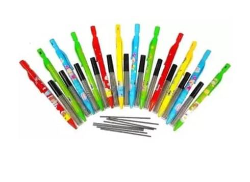     			Posshe 2 mm pencil pack 8 with led Pencil (Set of 12, Multicolor)