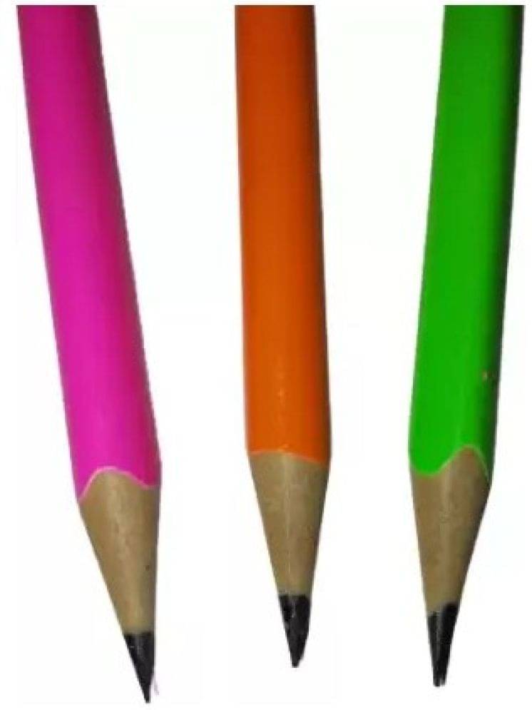     			Posshe Flora Pencil Jar Pack 100 Pencil 10 Tringle Eraser Pencil (Set of 100, Multicolor)