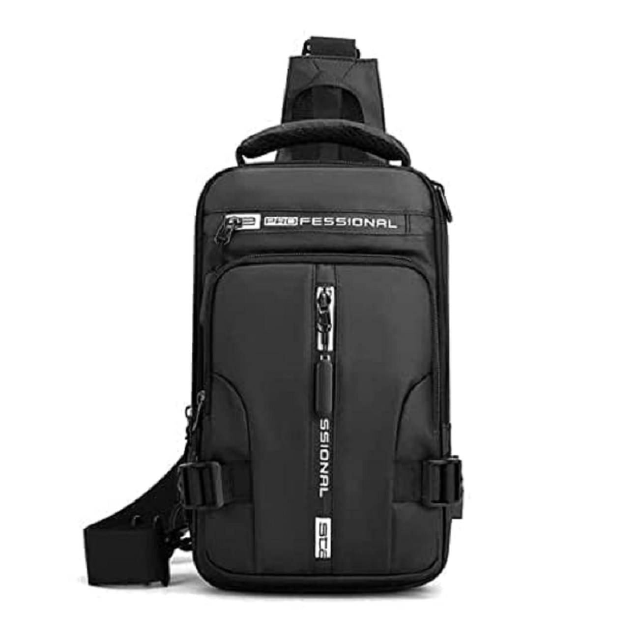     			RAMDEV ENTERPRISE Bag Cross Back Nylon Black Pouch