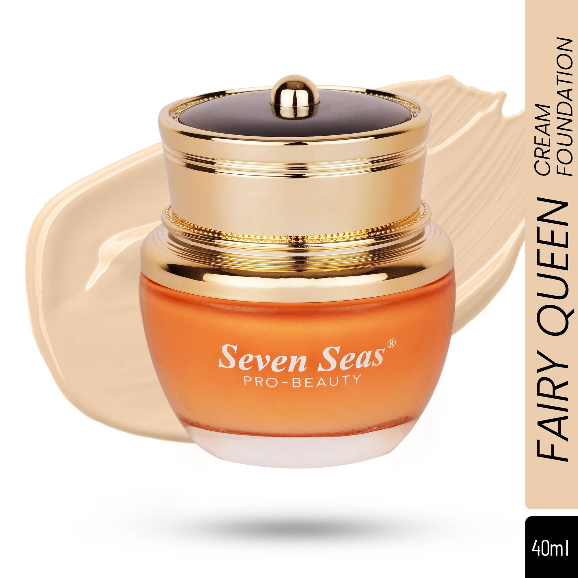     			Seven Seas Matte Cream For All Skin Types Skin Ivory Foundation Pack of 1