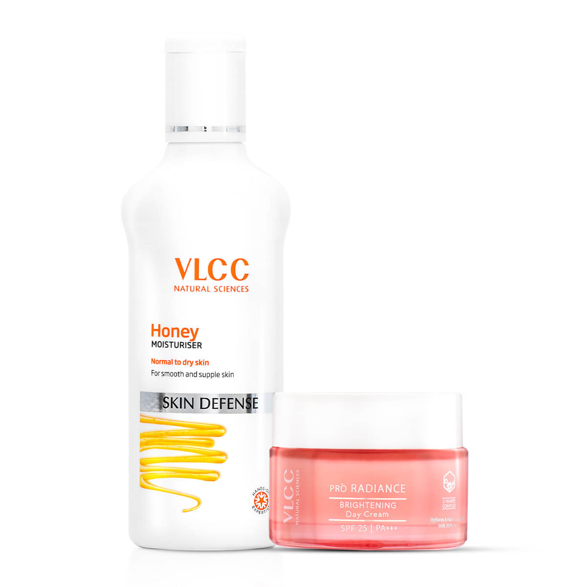     			VLCC Honey Moisturiser For Deep Moisturization - 100ml & Pro Radiance Skin Brightening Day Cream SPF 25 PA +++ - 50g
