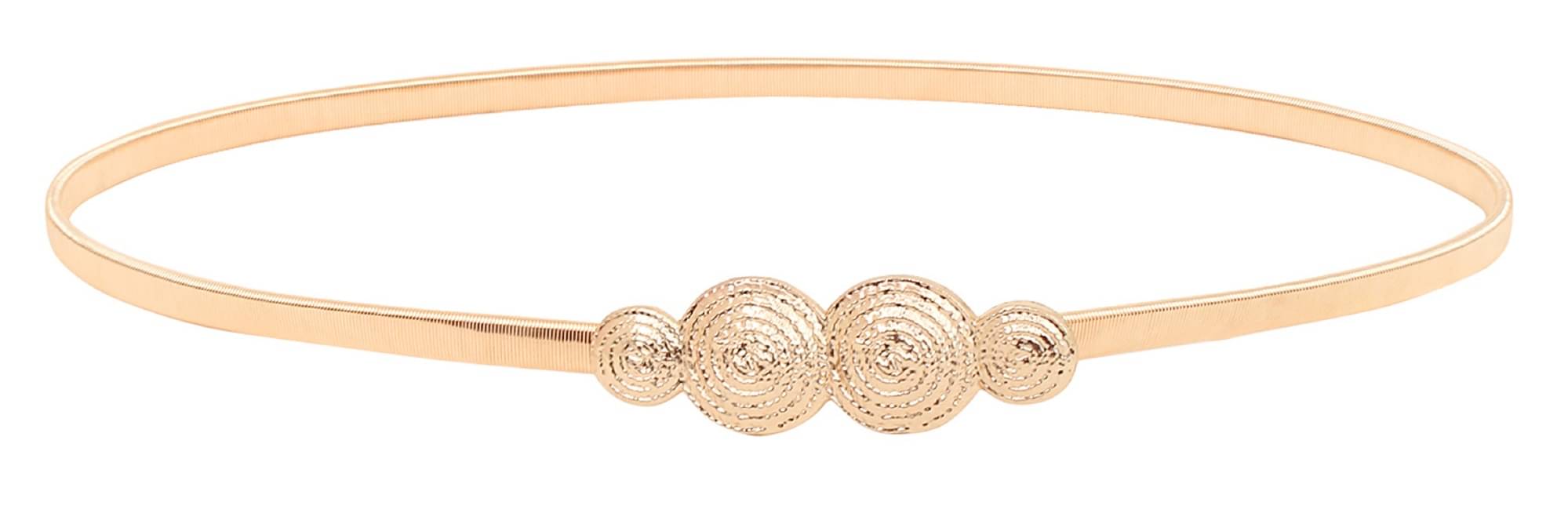     			Zacharias Metal Women's Metal Belt ( Pack of 1 )