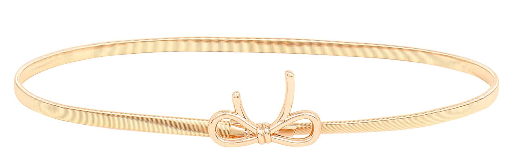     			Zacharias Metal Women's Stretchable Belt ( Pack of 1 )