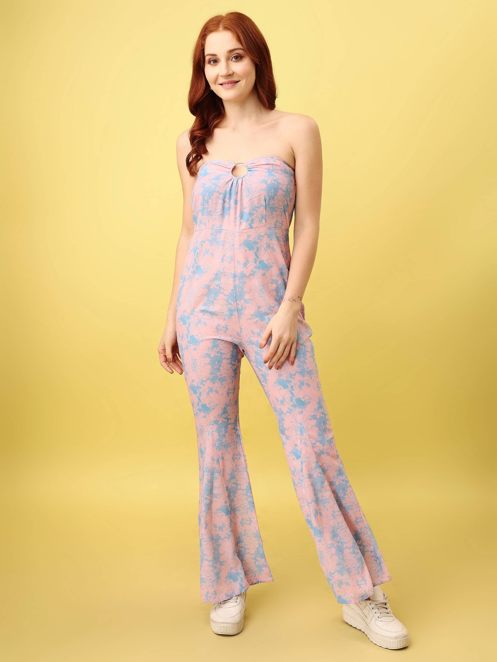     			Amarasha Pink Viscose Regular Fit Women's Jumpsuit ( Pack of 1 )