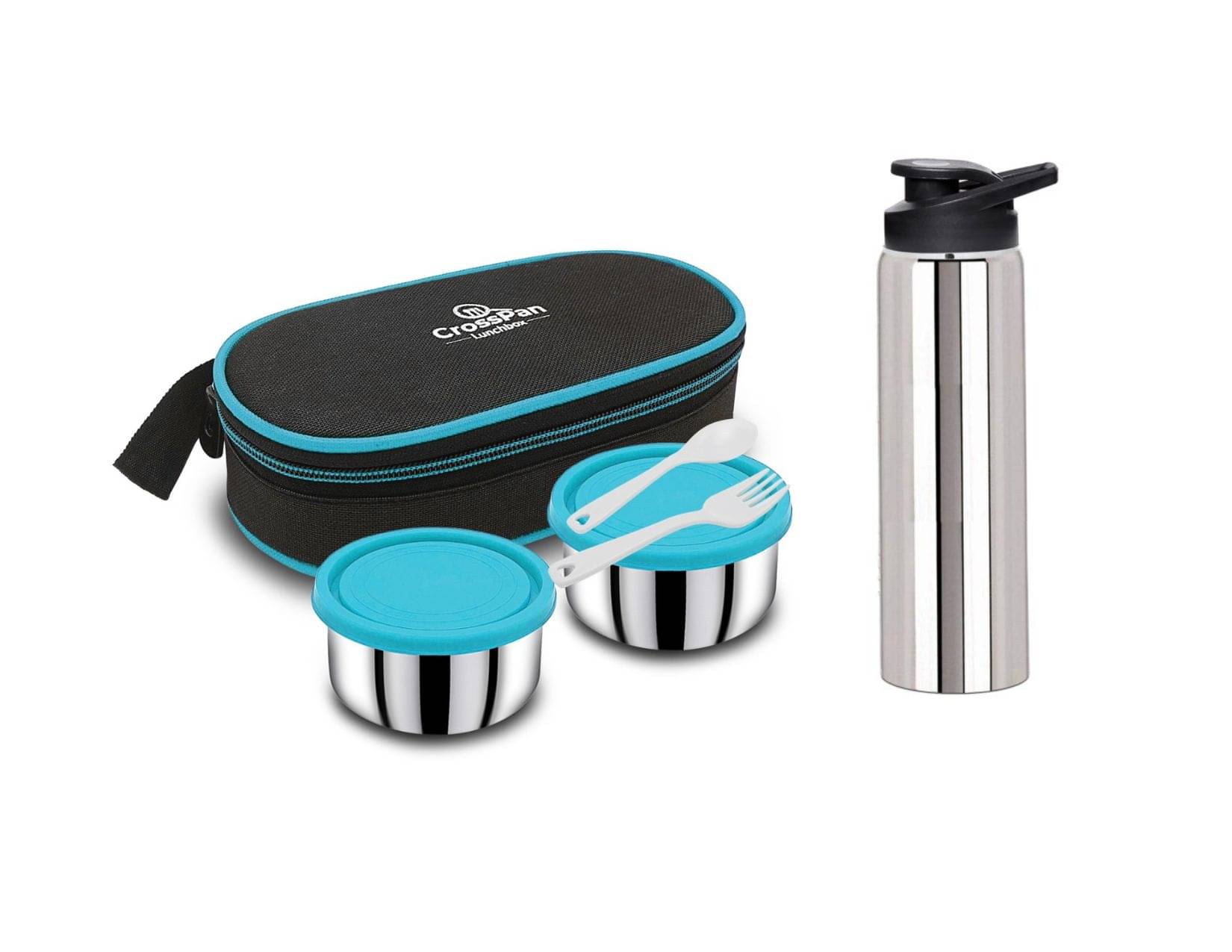 CrossPan FRESHMEAL LUNCH BOX/TIFFIN BOX Stainless Steel Lunch Box 2 - Container ( Pack of 1 ) CrossPan FRESHMEAL LUNCH BOX/TIFFIN BOX Stainless Steel Lunch Box 2 - Container ( Pack of 1 )