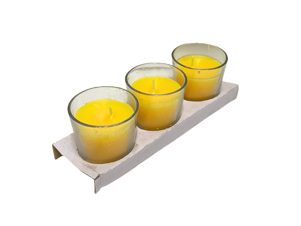 Dynore Multicolor Votive Candle 6 cm ( Pack of 3 ) Dynore Multicolor Votive Candle 6 cm ( Pack of 3 )