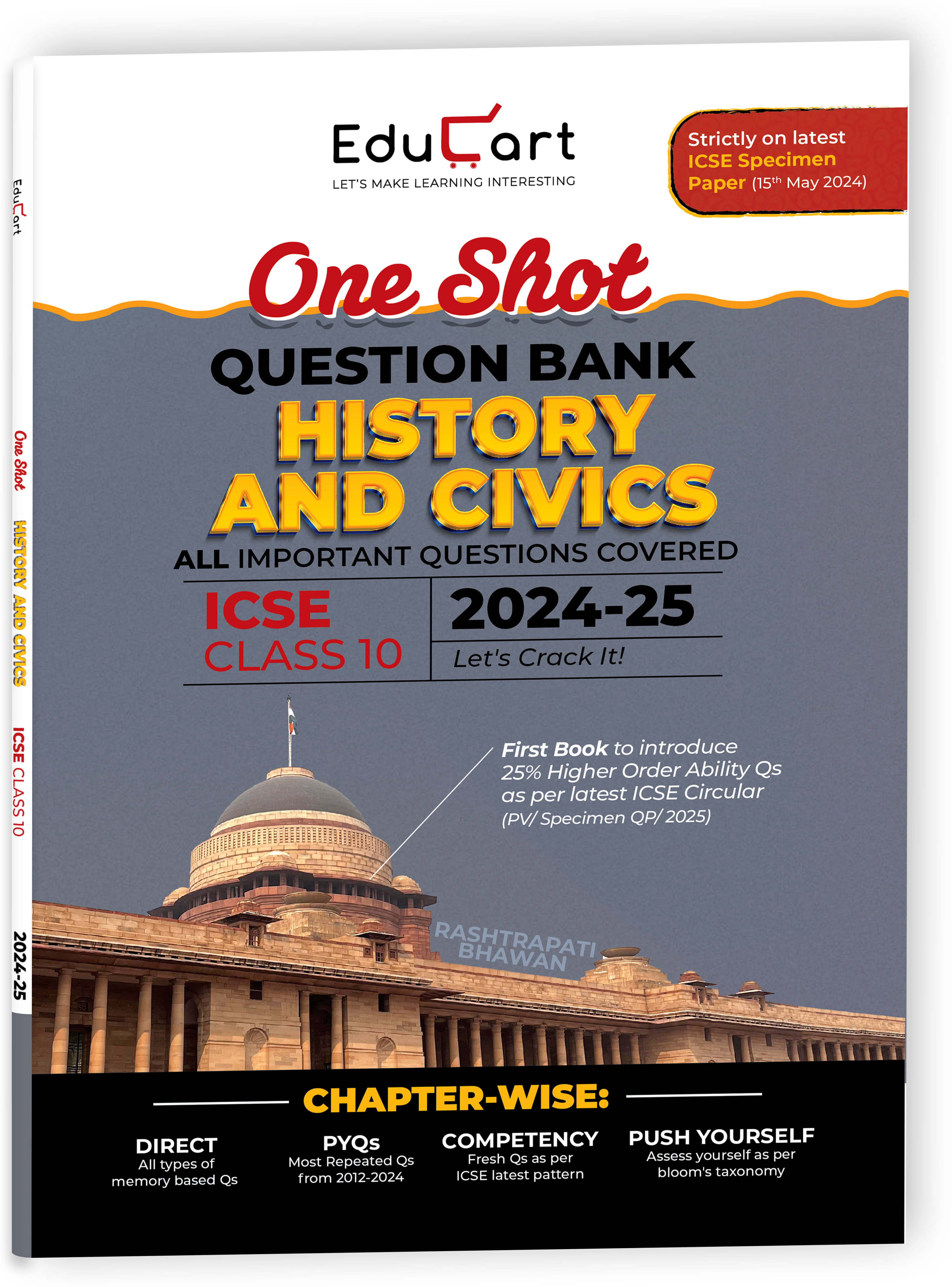 Educart ICSE Class 10 History & Civics One Shot Question Bank 2025 for 2024-25 Exam Educart ICSE Class 10 History & Civics One Shot Question Bank 2025 for 2024-25 Exam