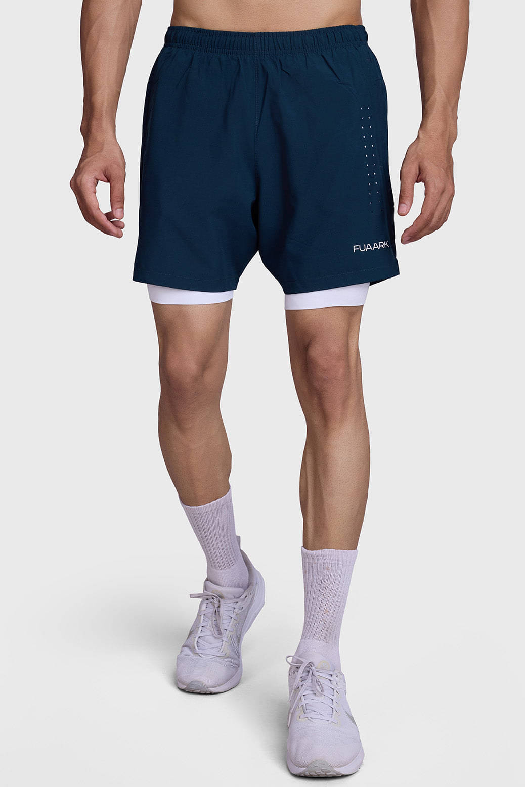     			Fuaark Dark Green Polyester Men's Running Shorts ( Pack of 1 )