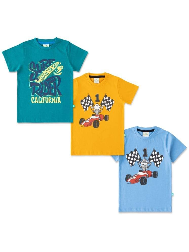     			Juscubs Pack of 1 Boys Cotton T-Shirt ( Multicolor1 )