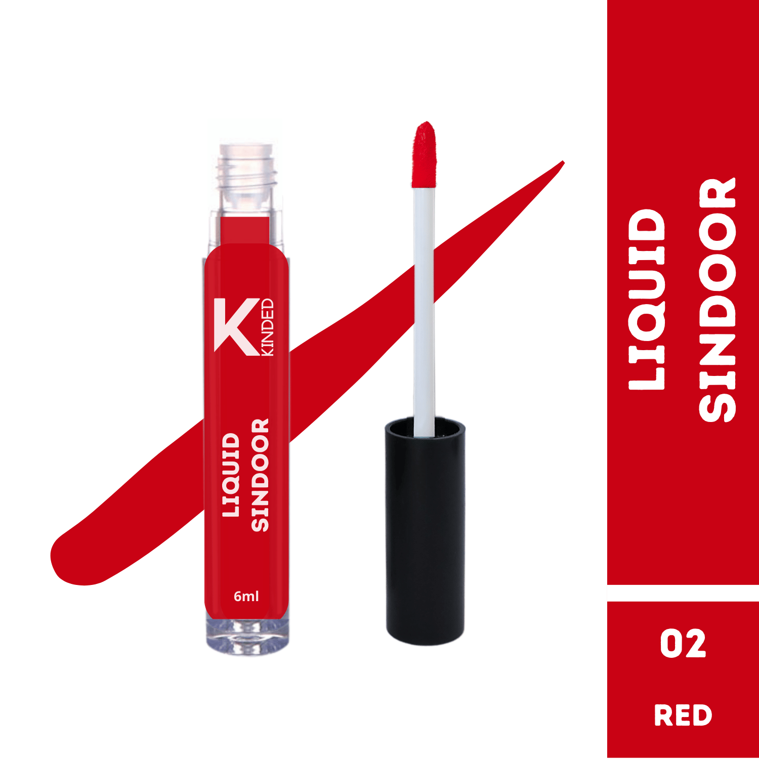     			KINDED Red Sindoor Liquid 6 g