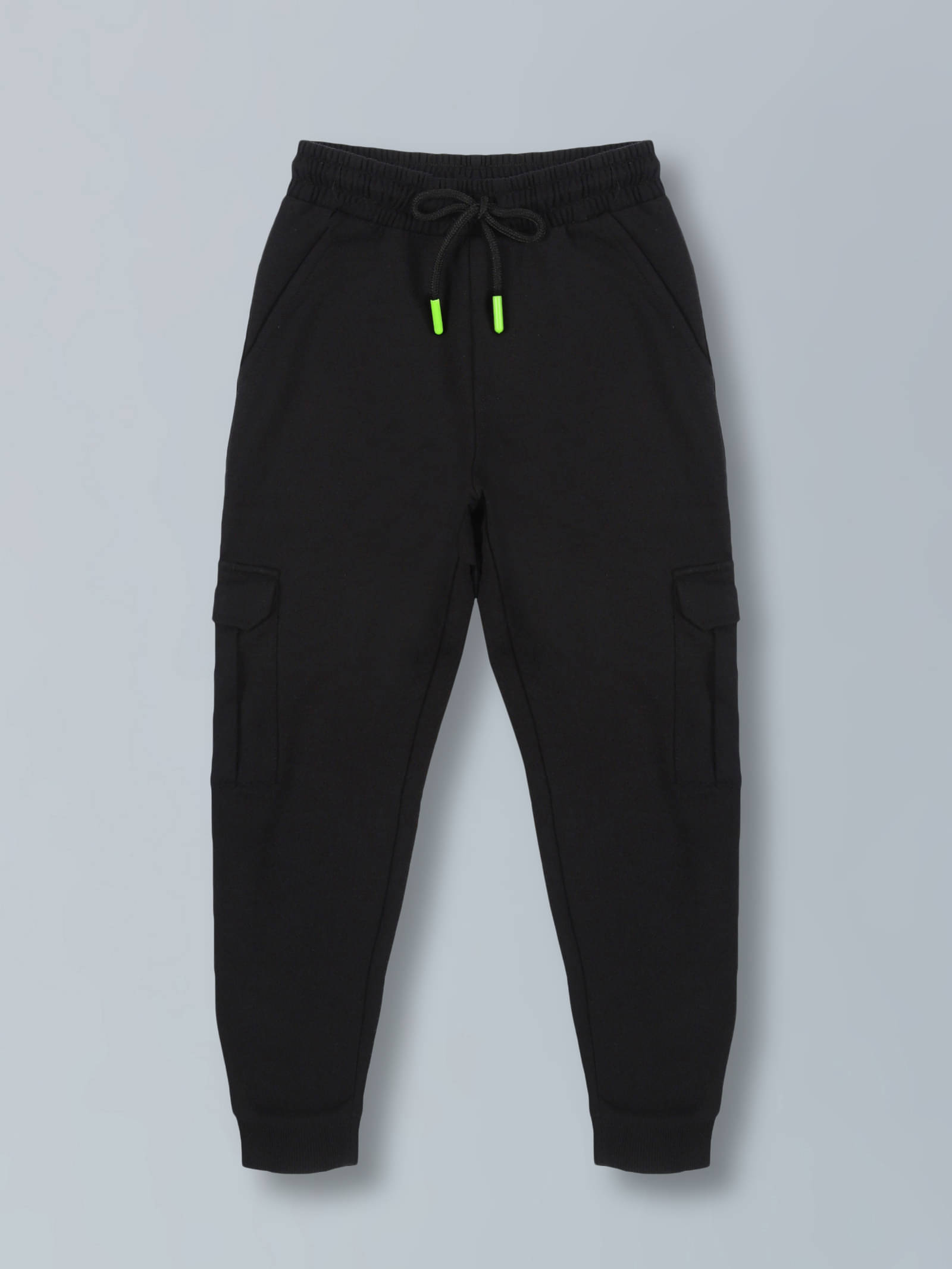     			PLUM TREE Pack of 1 Boys Cotton Trackpant ( Black )