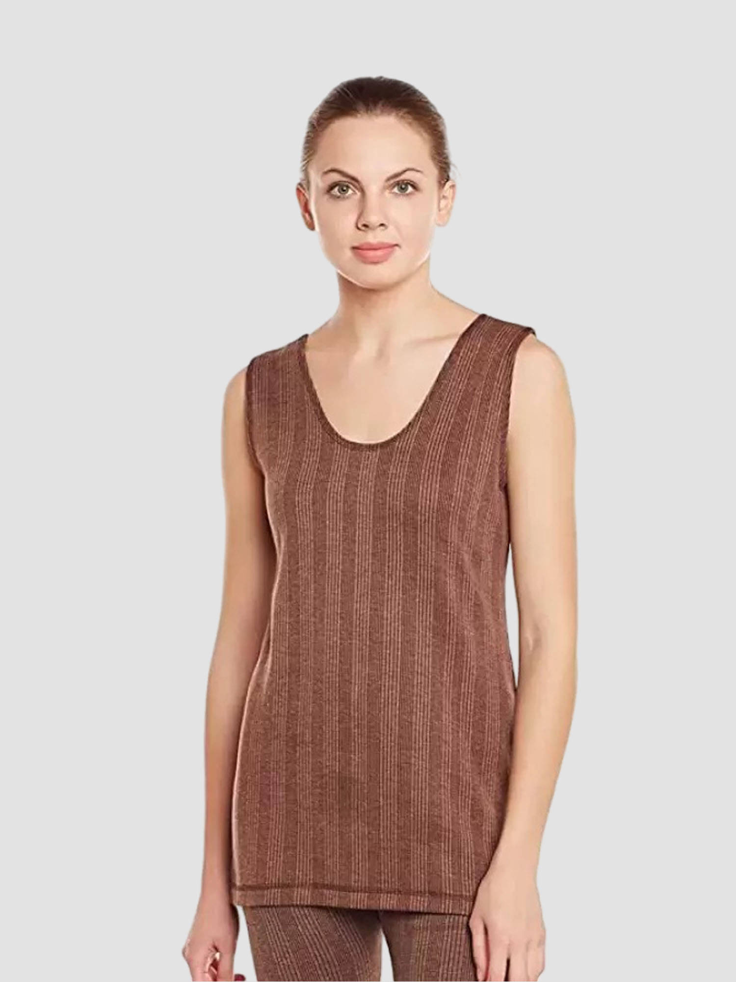 Paryag Woollen Thermal Tops - Brown Pack of 1 Paryag Woollen Thermal Tops - Brown Pack of 1