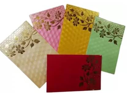    			Posshe Pocket Sagun Cash Envelopes Carry to easy Paper Quality Envelopes (Pack of 25 Multicolor)
