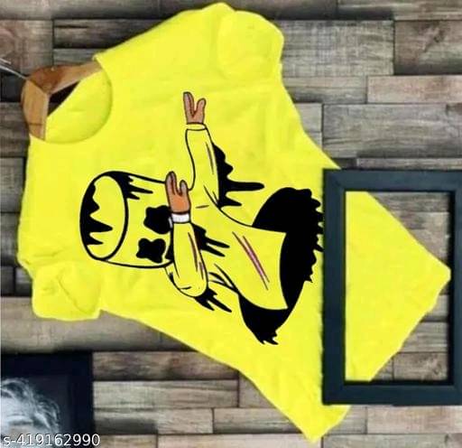     			REDESIGNWEBGO Pack of 1 Polyester Regular Fit Men's T-Shirt ( Yellow )