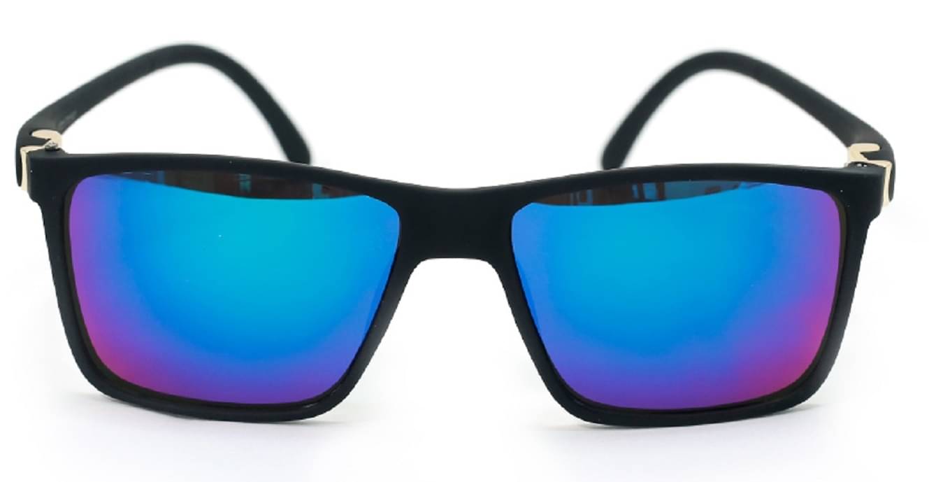     			Sunnies Black Square Sunglasses ( Pack of 1 )