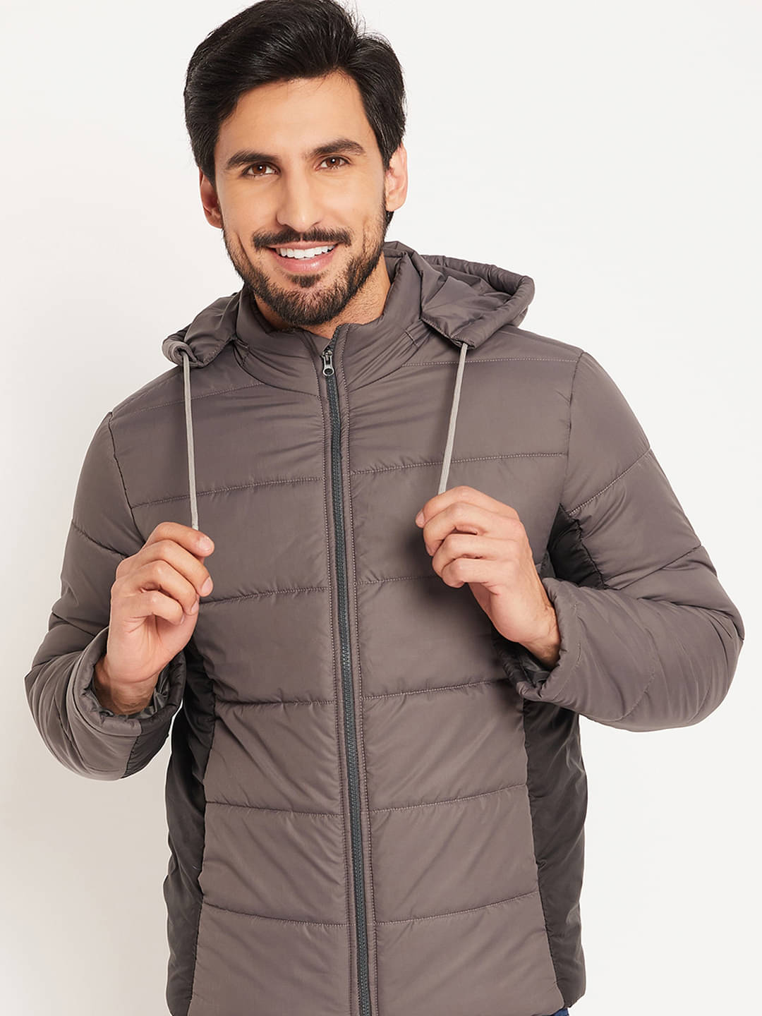 VERO AMORE Polyester Men's Quilted & Bomber Jacket - Dark Grey ( Pack of 1 ) VERO AMORE Polyester Men's Quilted & Bomber Jacket - Dark Grey ( Pack of 1 )
