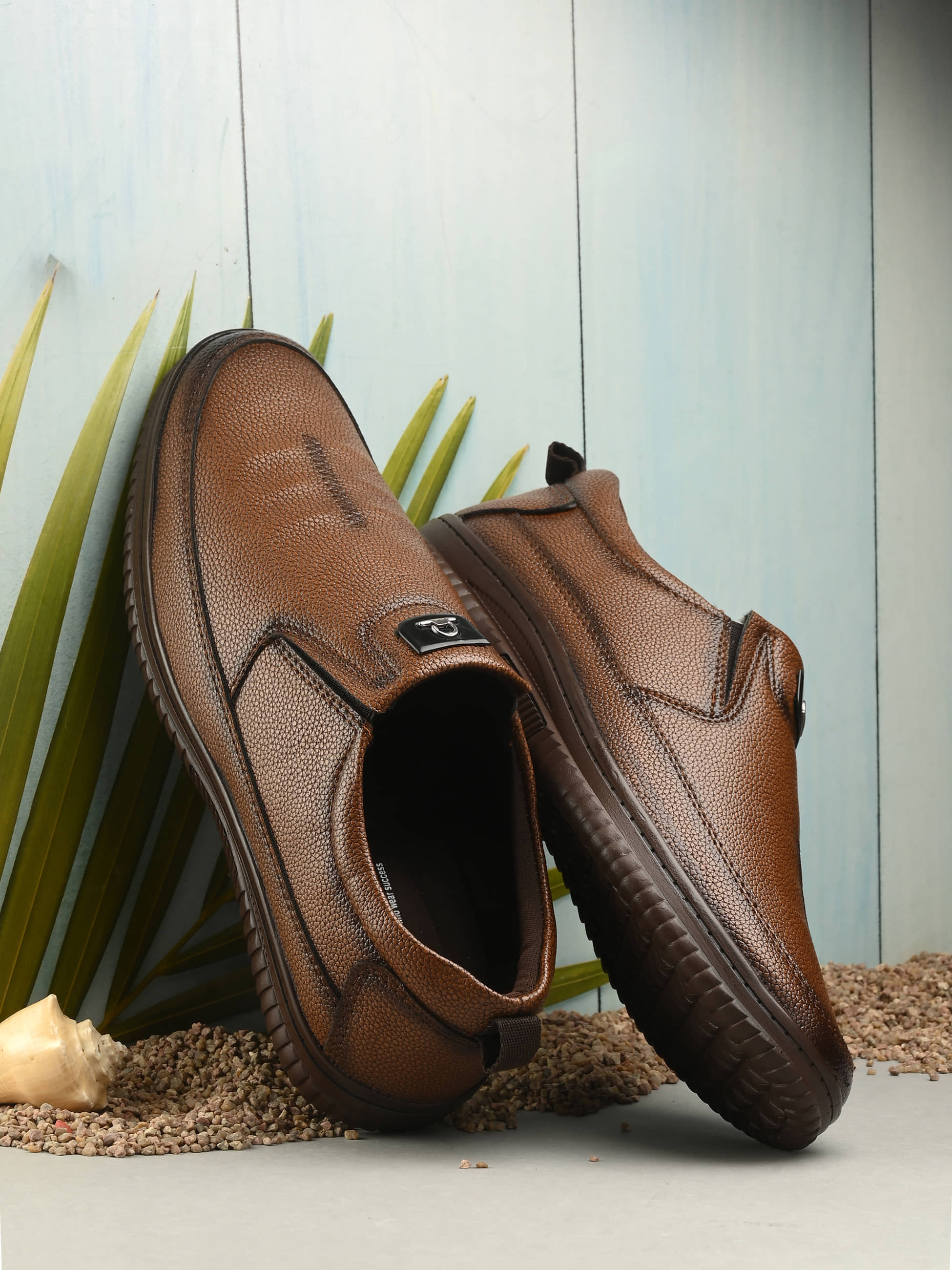 server Tan Men's Slip On Formal Shoes - Formal Shoes | Buy online on ZillyBuy