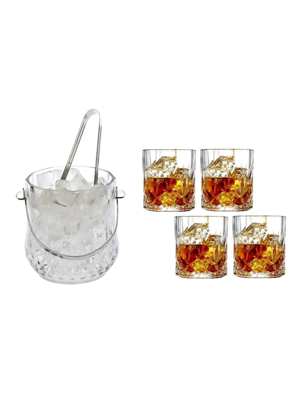     			AFAST Glass Single Walled Ice Bucket