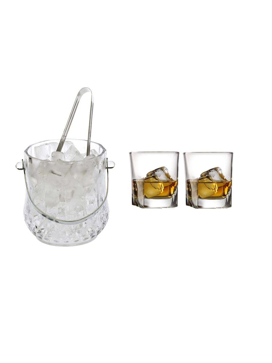     			AFAST Glass Single Walled Ice Bucket