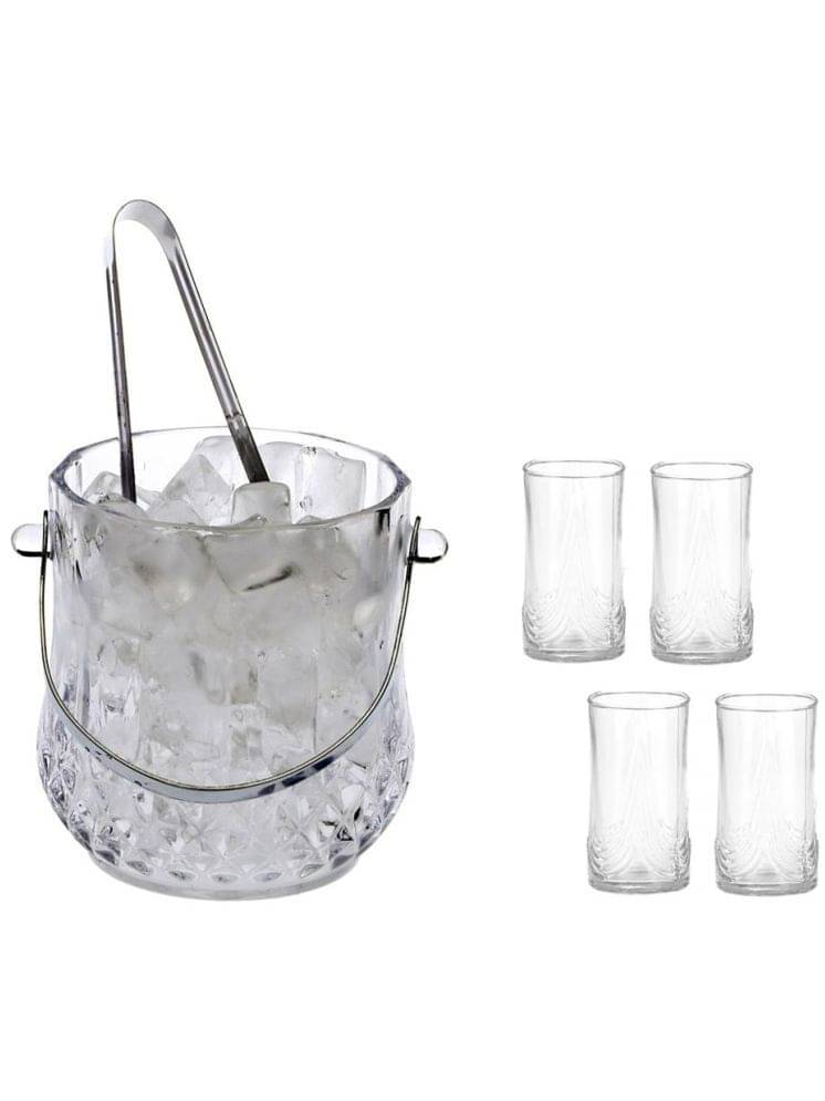     			AFAST Glass Single Walled Ice Bucket