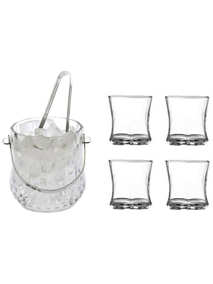     			AFAST Glass Single Walled Ice Bucket