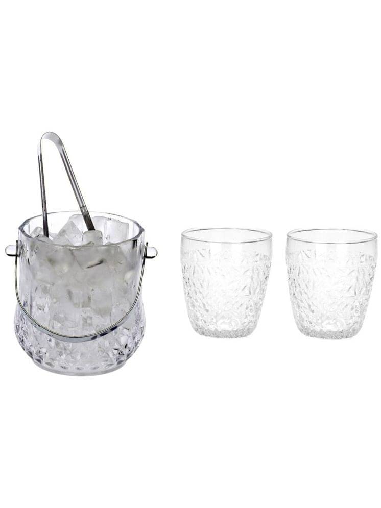     			AFAST Glass Single Walled Ice Bucket