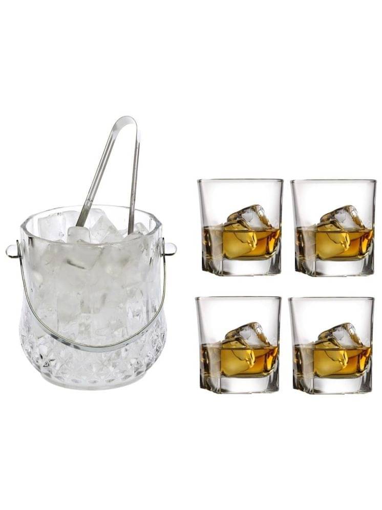     			AFAST Glass Single Walled Ice Bucket