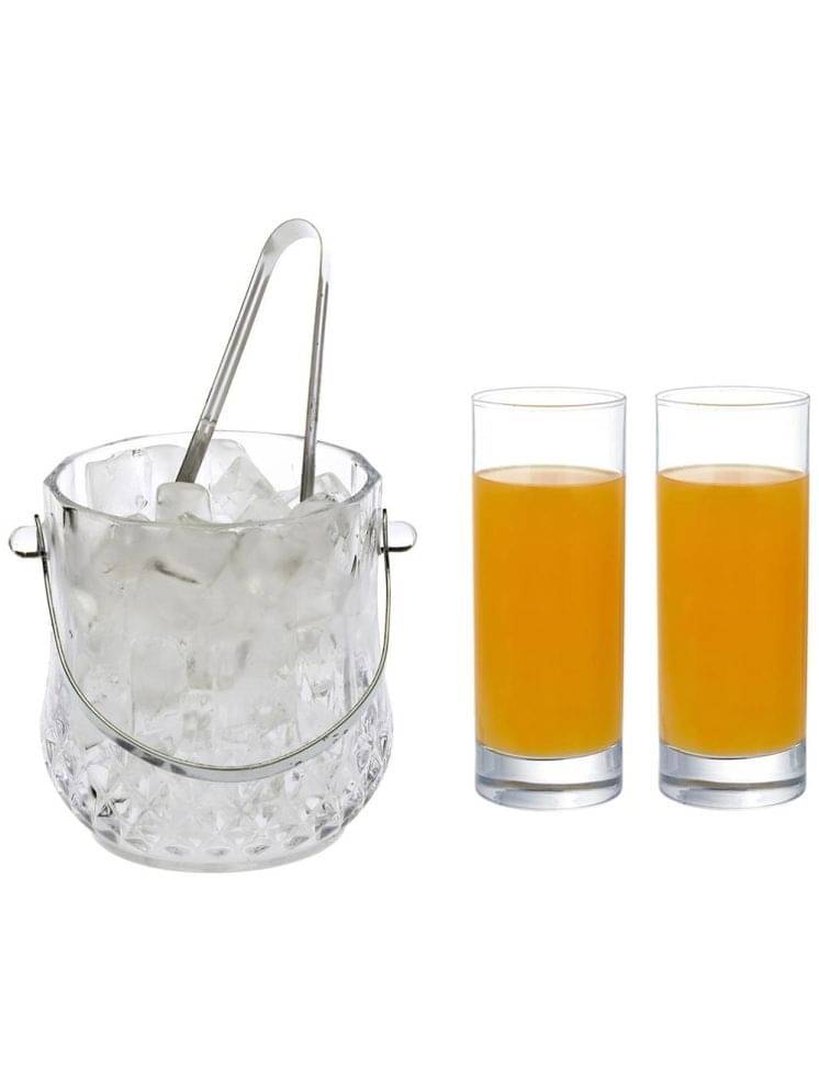     			AFAST Glass Single Walled Ice Bucket