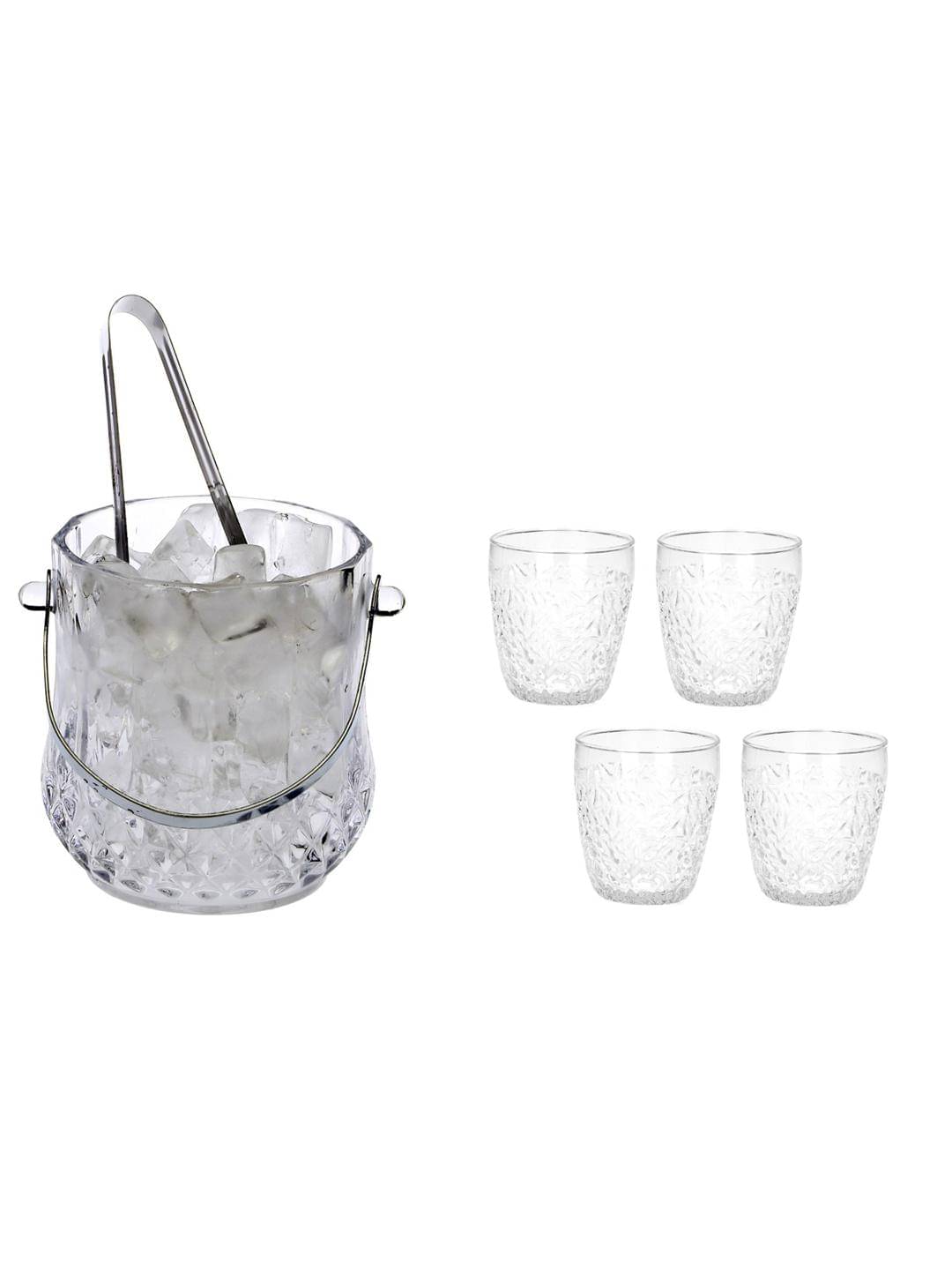     			AFAST Glass Single Walled Ice Bucket