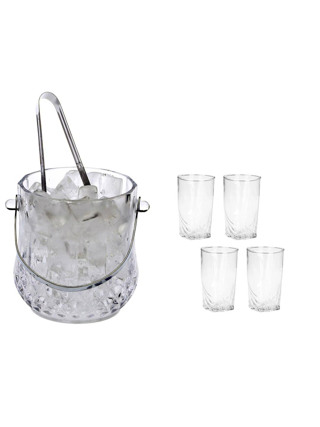    			AFAST Glass Single Walled Ice Bucket