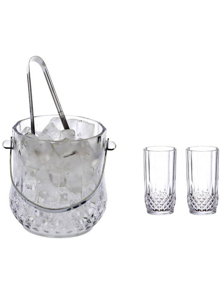    			AFAST Glass Single Walled Ice Bucket