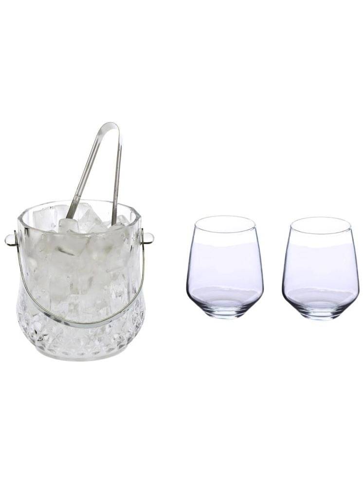     			AFAST Glass Single Walled Ice Bucket
