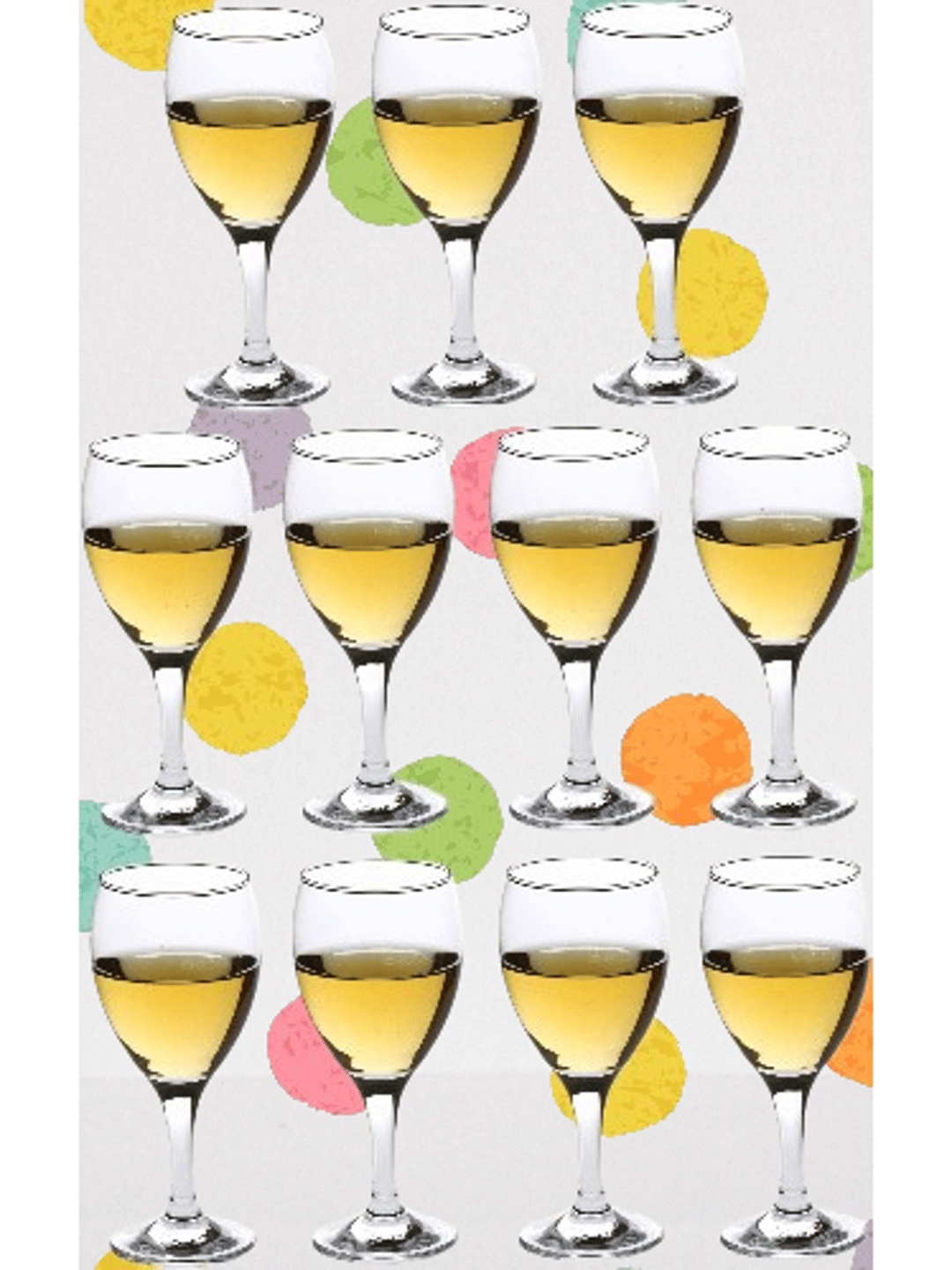AFAST Party Glass/Beer Mug Glass Plain Wine Glasses 350 ml ( Pack of 11 ) Transparent