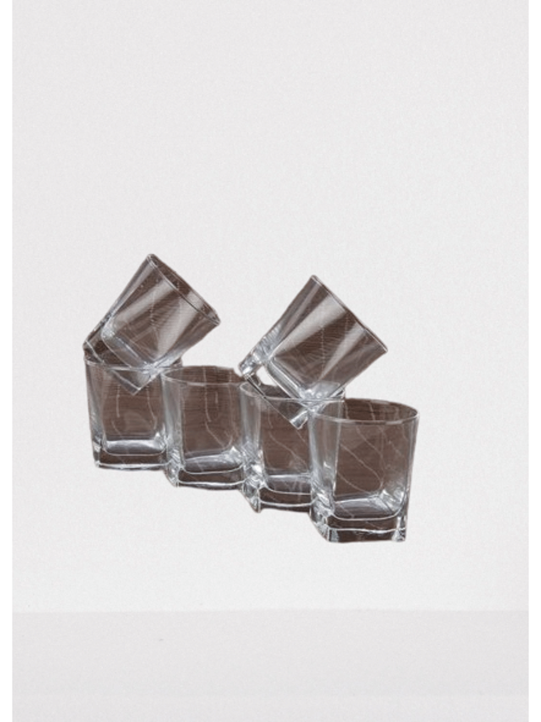     			AFAST Party Glass/Beer Mug Glass Plain Water Glass 350 ml ( Pack of 6 ) Transparent