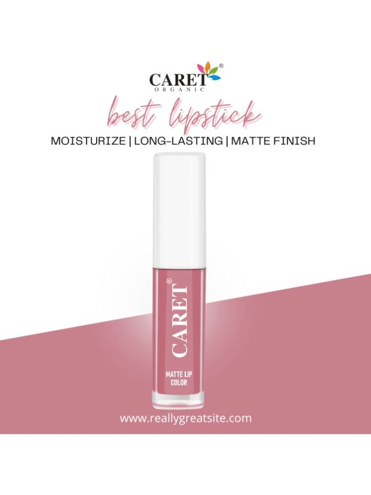     			Caret Organic Peach Matte Lipstick 2 ML